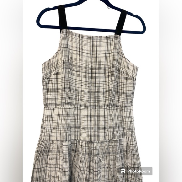 Donna Morgan Linen Blend Fit and Flare Dress Size 8 - Picture 2 of 6